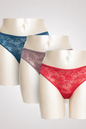 Lace Thong (Pack of 3)